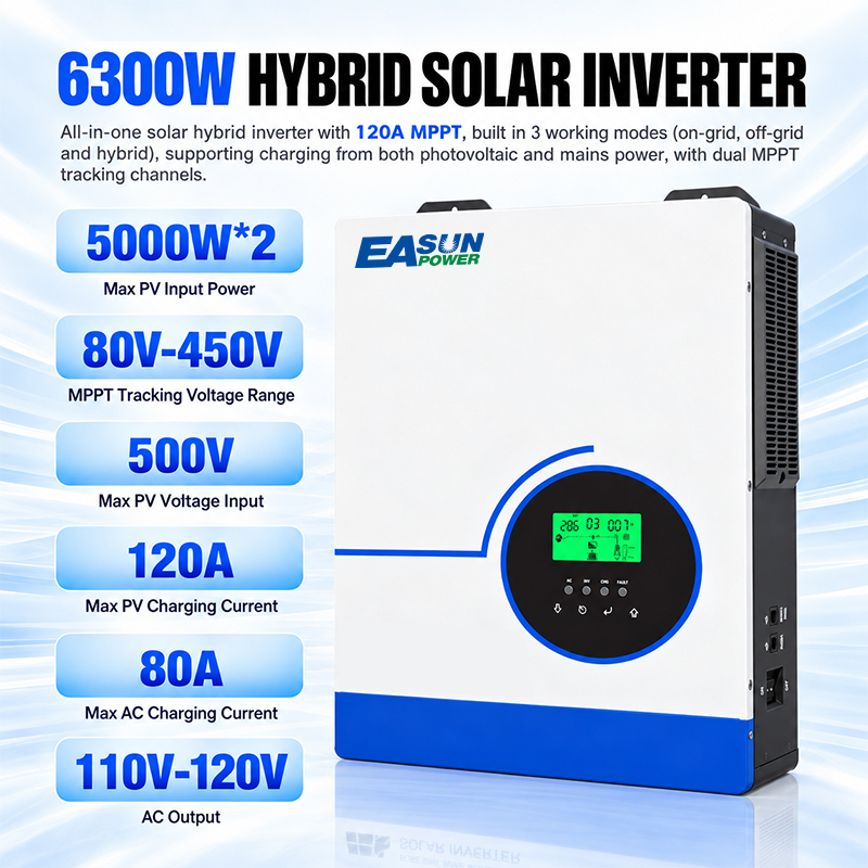 EASUN POWER 6300W Inverter Sol - Grid Tie Inverter Limiter 2000W recensione e prezzo