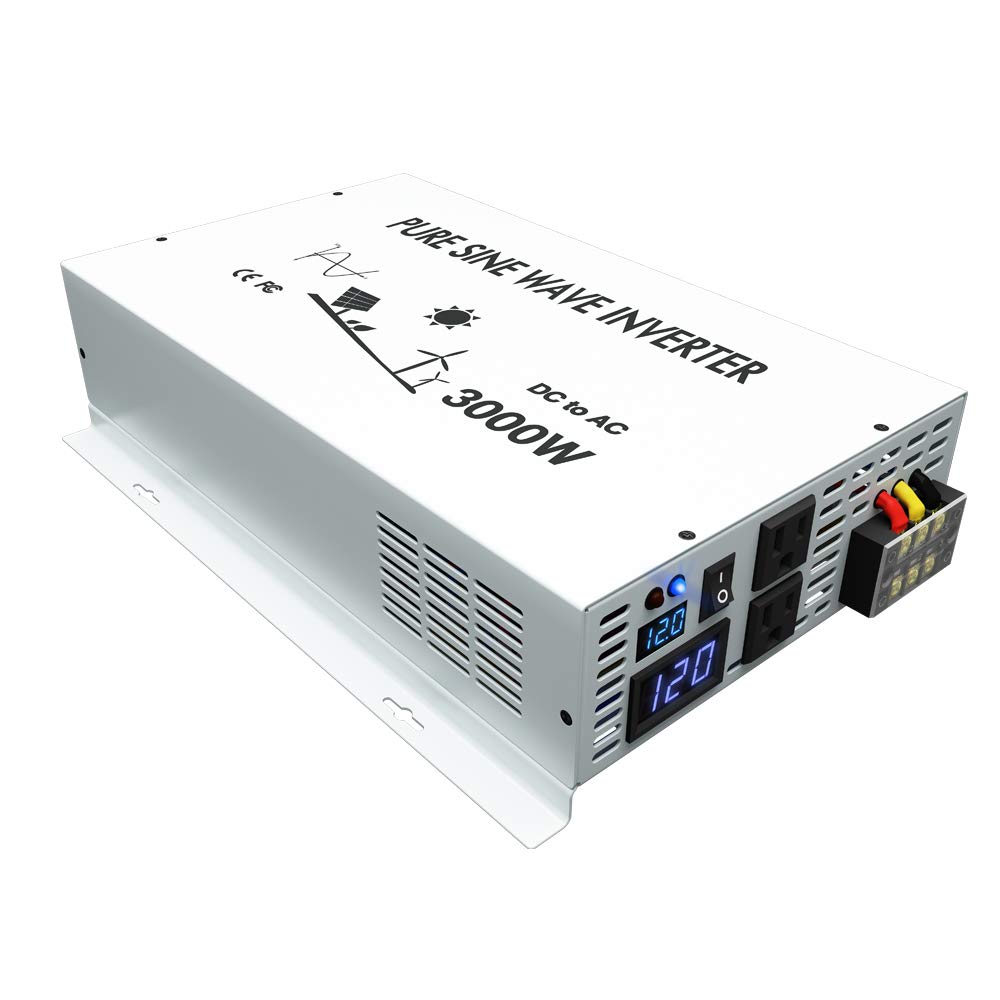 Inverter di potenza a onda sin - Inverter Pure Sine Wave 60Hz 120V 3000W recensione e prezzo