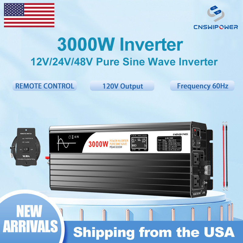Inverter a Onda Sinusoidale Pu - Inverter Pure Sine Wave 60Hz 120V 3000W recensione e prezzo
