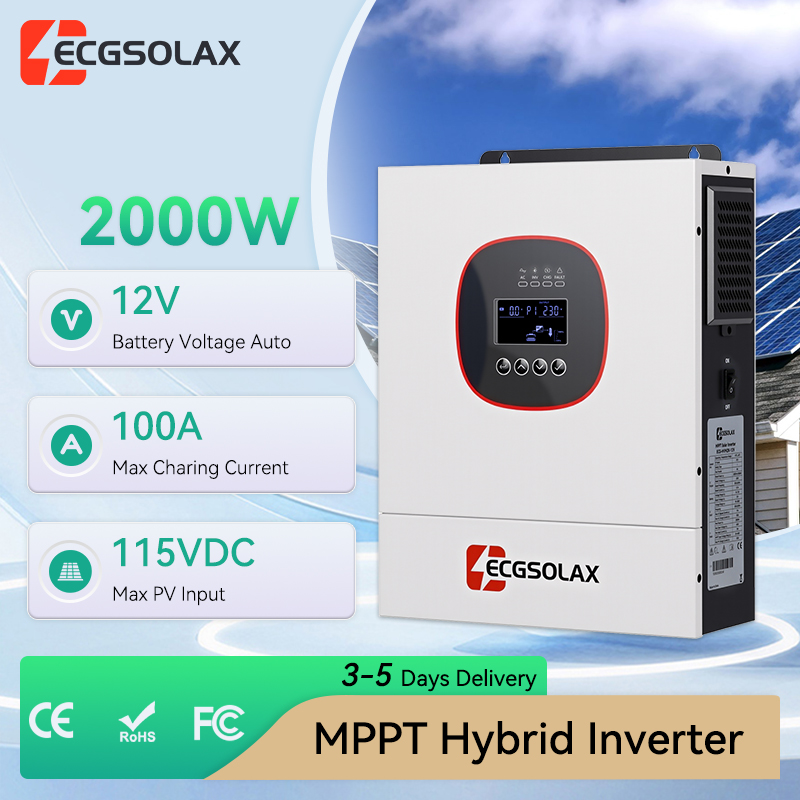 Inverter Solare Ibrido ECGSOLA - Grid Tie Inverter Limiter 2000W recensione e prezzo